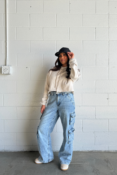 Lady Wood Ultra Soft Cropped Hoodie